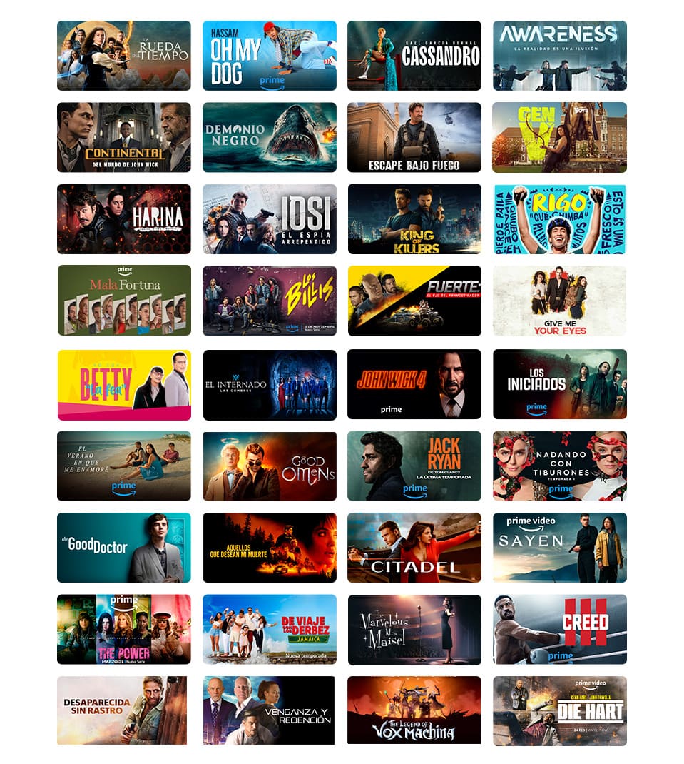 Catalogo series prime video on sale